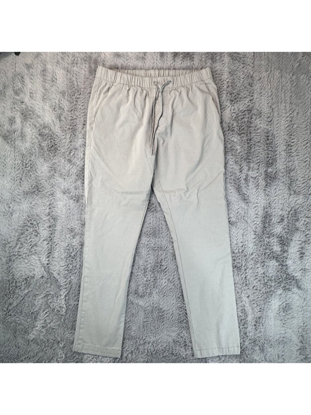 Copper & Oak Men’s Gray Elastic File Tech Jogger Pants Size M Gym Sport Wear